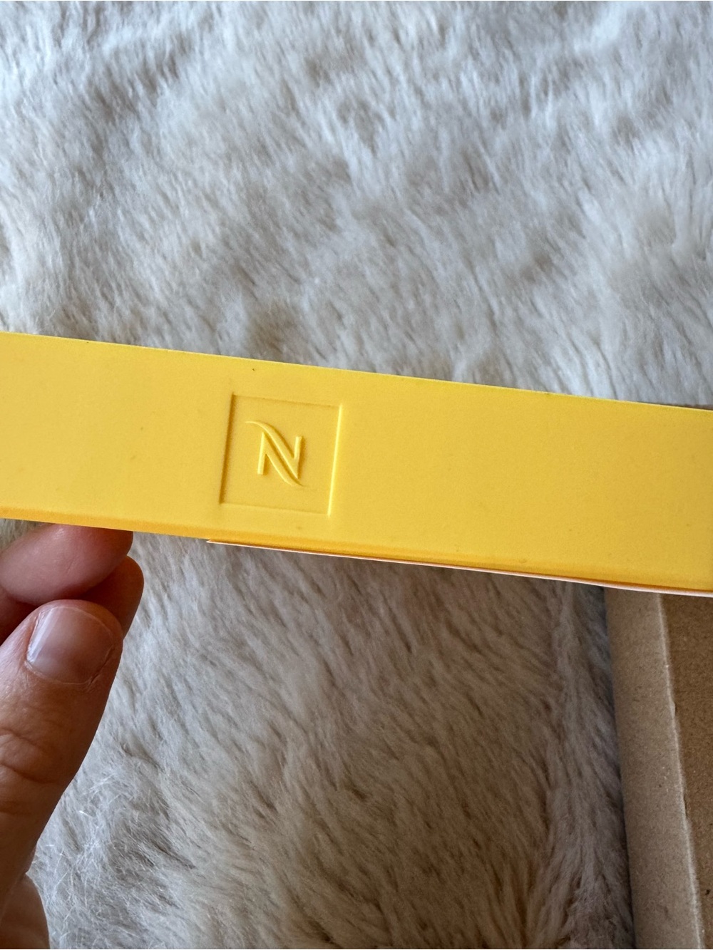 Nespresso Barista Silicone Ice Tray in Bright Yellow - Picture 3 of 6